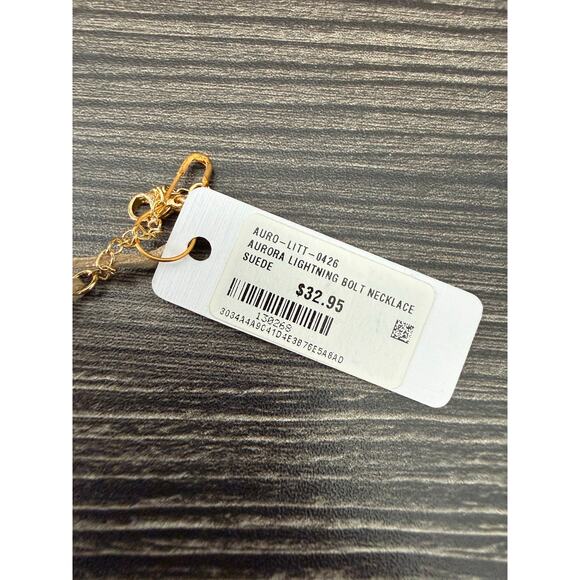 NWT Littles by Leslie Curtis Aurora Lightening Bolt Necklace - Picture 3 of 5